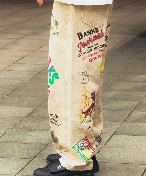 BANKS(バンクス)の「CHINO PANTS/ BANKS JOURNAL(バンクスジャーナル) チノロングパンツ(その他パンツ・メンズ・ブラウン/ベージュ・MEDIUM/LARGE)」の8枚目の写真
