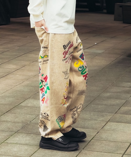BANKS(バンクス)の「CHINO PANTS/ BANKS JOURNAL(バンクスジャーナル) チノロングパンツ(その他パンツ・メンズ・ブラウン/ベージュ・MEDIUM/LARGE)」の4枚目の写真