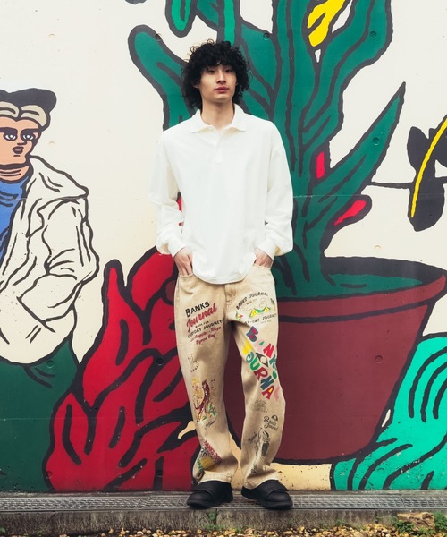 BANKS(バンクス)の「CHINO PANTS/ BANKS JOURNAL(バンクスジャーナル) チノロングパンツ(その他パンツ・メンズ・ブラウン/ベージュ・MEDIUM/LARGE)」の22枚目の写真