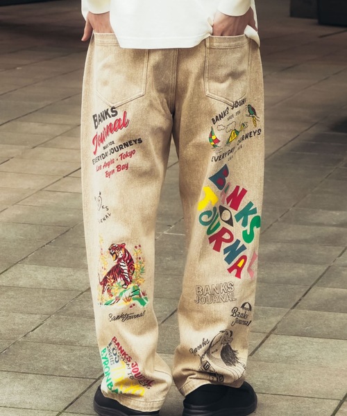 BANKS(バンクス)の「CHINO PANTS/ BANKS JOURNAL(バンクスジャーナル) チノロングパンツ(その他パンツ・メンズ・ブラウン/ベージュ・MEDIUM/LARGE)」の9枚目の写真