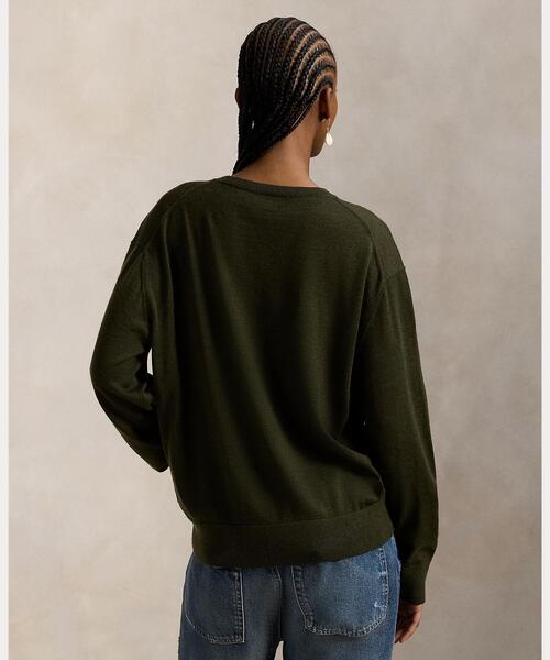 ウール Vネック セーター（ニット/セーター）｜POLO RALPH LAUREN