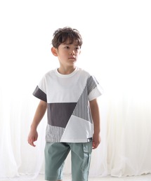 Tappet | ストライプ切り替えTシャツ(Tシャツ/カットソー)