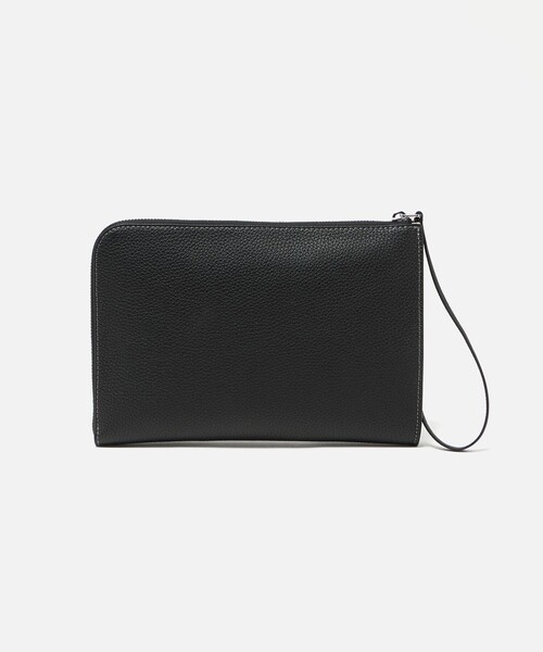 UNITED ARROWS（ユナイテッドアローズ）の「レザー クラッチバッグ（クラッチバッグ・メンズ・ブラック/ネイビー/ダークブラウン・FREE）」の2枚目の写真