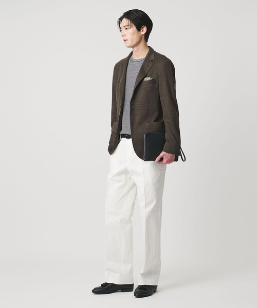 UNITED ARROWS(ユナイテッドアローズ)の「レザー クラッチバッグ(クラッチバッグ・メンズ・ブラック/ネイビー/ダークブラウン・FREE)」の20枚目の写真