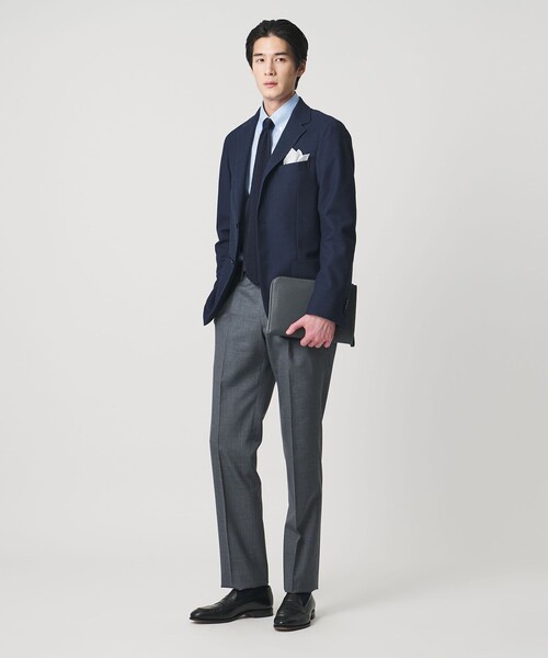 UNITED ARROWS(ユナイテッドアローズ)の「レザー クラッチバッグ(クラッチバッグ・メンズ・ブラック/ネイビー/ダークブラウン・FREE)」の22枚目の写真