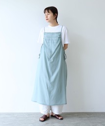 yuni | sheer summer Wool-Polyester Voil strings キャミワンピース(ワンピース)