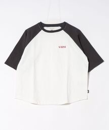 VANSアパレル(WJ) ヴァンズ W raglan sleeves cropped TEE ロングスリーブ 126R3020601 ABC-MART限定 SUMIKURO
