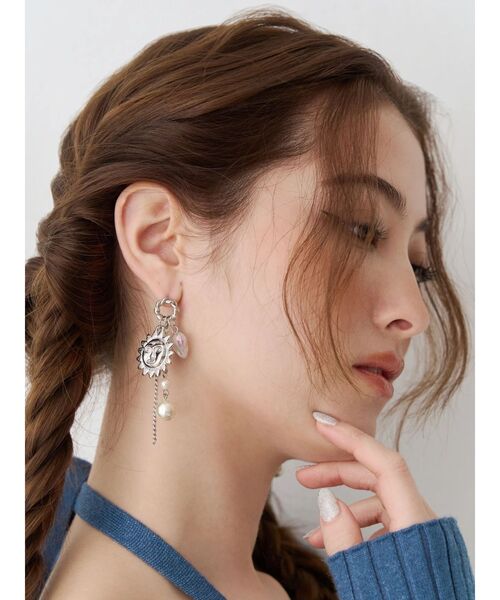 EVRIS（エヴリス）の「ORIGINAL SUNNY PEARL ピアス（ピアス（両耳用）・レディース・シルバー/ゴールド・FREE）」の3枚目の写真