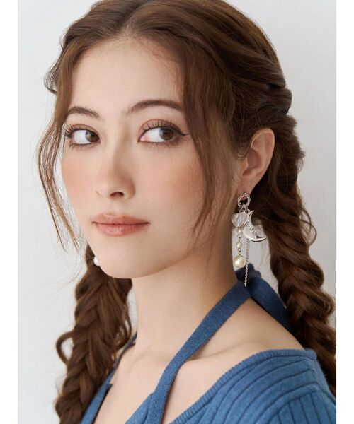 EVRIS（エヴリス）の「ORIGINAL SUNNY PEARL ピアス（ピアス（両耳用）・レディース・シルバー/ゴールド・FREE）」の5枚目の写真