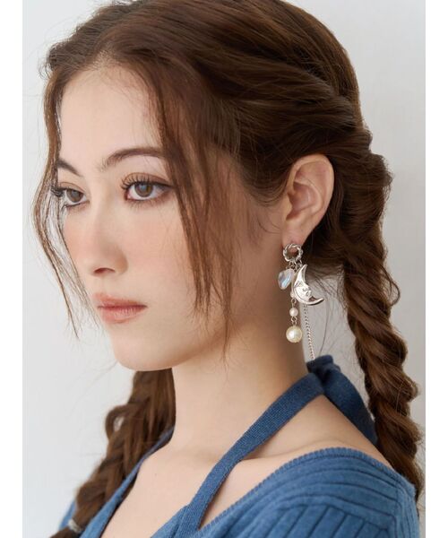 EVRIS（エヴリス）の「ORIGINAL SUNNY PEARL ピアス（ピアス（両耳用）・レディース・シルバー/ゴールド・FREE）」の6枚目の写真