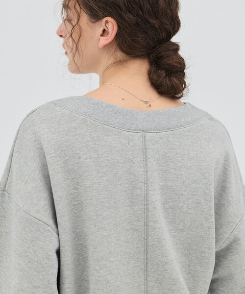 PUBLIC TOKYO（パブリックトウキョウ）の「【2026春新作】タックスリーブスウェットTOP（スウェット・レディース・ダークグレー/ライトグレー・FREE）」の9枚目の写真