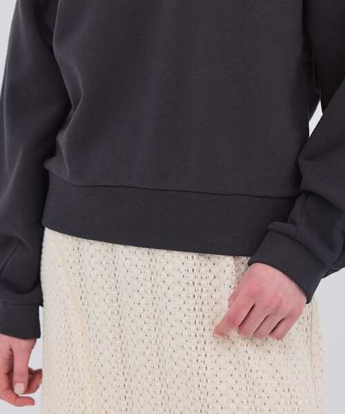 PUBLIC TOKYO（パブリックトウキョウ）の「【2026春新作】タックスリーブスウェットTOP（スウェット・レディース・ダークグレー/ライトグレー・FREE）」の3枚目の写真