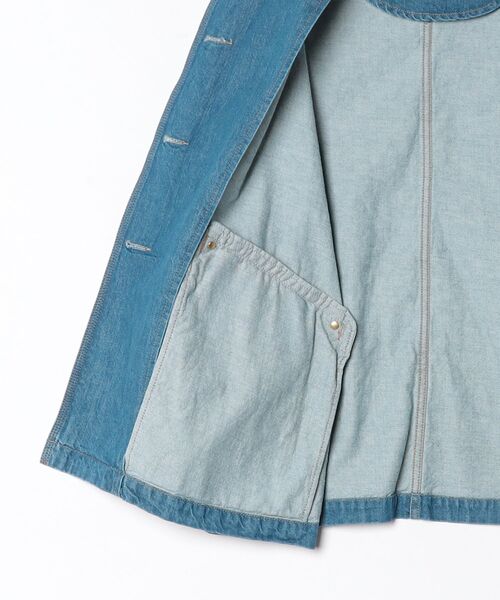 Mackintosh(マッキントッシュ)の「HUMBIE DNM JACKET MB(デニムジャケット・レディース・グリーン・6)」の3枚目の写真