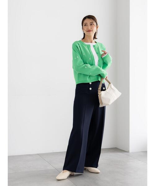 Te chichi(テチチ)の「前後2WAYネックデザインロンT《2026 spring catalog item》(Tシャツ/カットソー・レディース・オフホワイト/グレー/ピンク・F)」の8枚目の写真