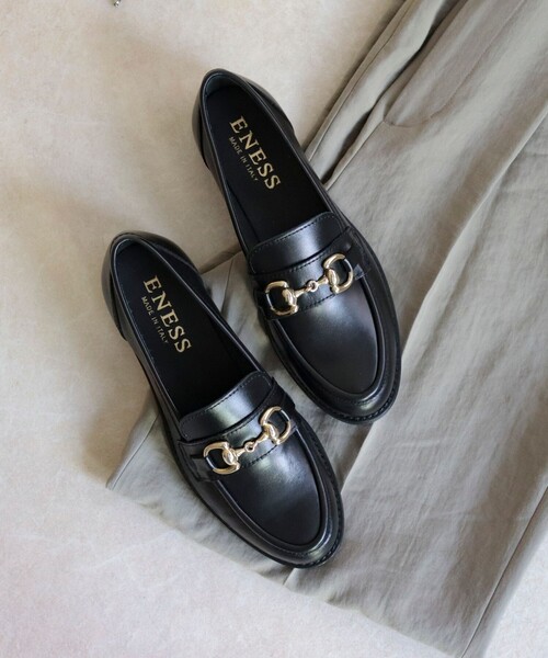 fredy emue（フレディエミュ）の「【ENESS/ エネス】 レザービットローファー（その他シューズ・レディース・ブラック・38/37）」の2枚目の写真