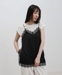 select MOCA | マットサテンレースキャミソール(キャミソール)