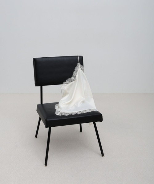 select MOCA(セレクトモカ)の「マットサテンレースキャミソール(キャミソール・レディース・ブラック/ホワイト・FREE)」の15枚目の写真