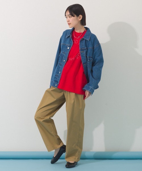 OMNES（オムネス）の「ヴィンテージライクデニムジャケット（デニムジャケット・レディース・インディゴブルー/ブルー・FREE）」の12枚目の写真