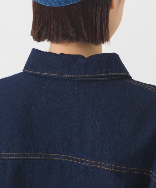 OMNES（オムネス）の「ヴィンテージライクデニムジャケット（デニムジャケット・レディース・インディゴブルー/ブルー・FREE）」の14枚目の写真