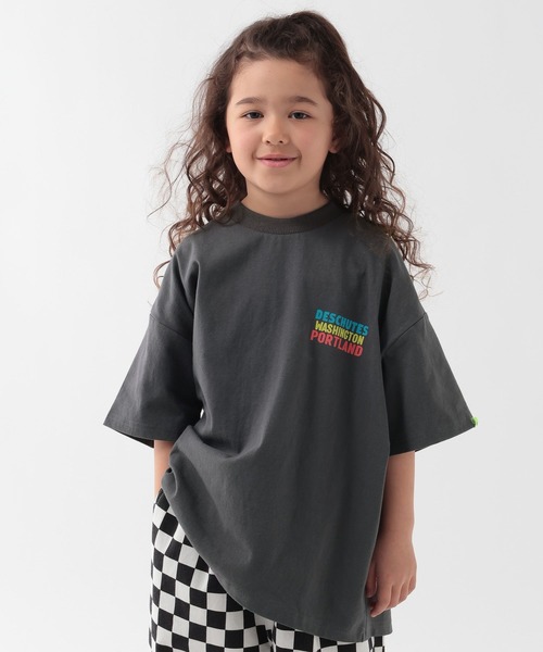 GEORGE'S（ジョージズ）の「【KIDS】スーベニアプリントTシャツ（Tシャツ/カットソー・キッズ・オフホワイト/杢グレー/スミクロ・110/130/150）」の12枚目の写真
