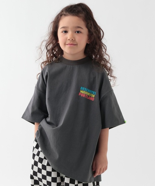 GEORGE'S（ジョージズ）の「【KIDS】スーベニアプリントTシャツ（Tシャツ/カットソー・キッズ・オフホワイト/杢グレー/スミクロ・110/130/150）」の13枚目の写真