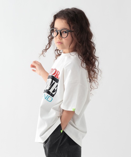 GEORGE'S（ジョージズ）の「【KIDS】スーベニアプリントTシャツ（Tシャツ/カットソー・キッズ・オフホワイト/杢グレー/スミクロ・110/130/150）」の4枚目の写真