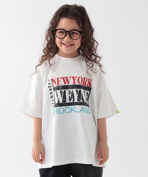 GEORGE'S（ジョージズ）の「【KIDS】スーベニアプリントTシャツ（Tシャツ/カットソー・キッズ・オフホワイト/杢グレー/スミクロ・110/130/150）」の5枚目の写真