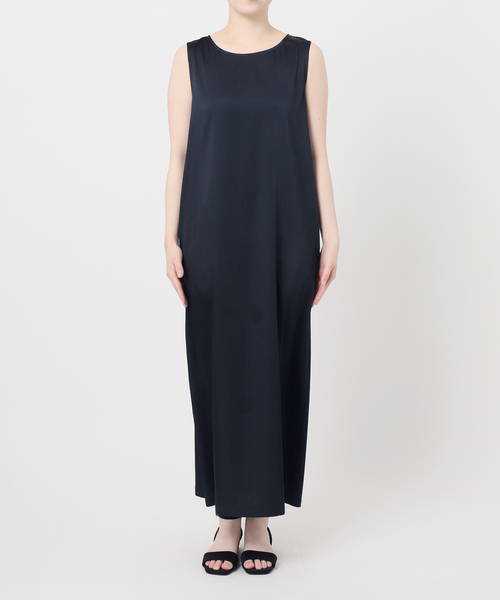 JOURNAL STANDARD relume(ジャーナルスタンダード レリューム)の「サテンノースリーブワンピース(ワンピース・レディース・ネイビー/ベージュ・FREE)」の13枚目の写真