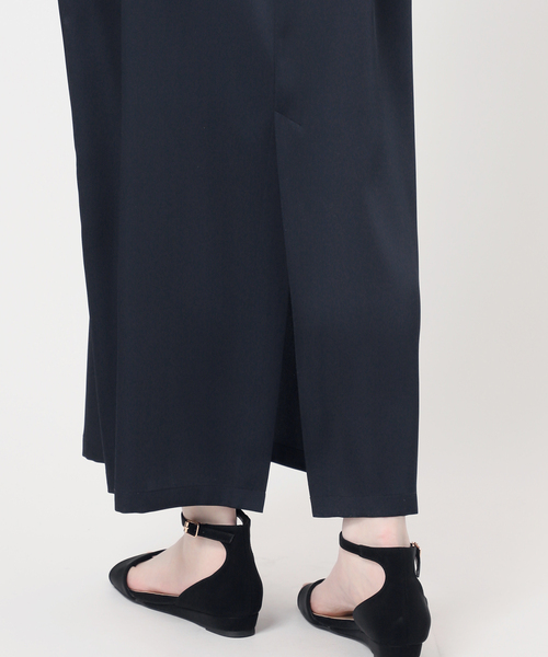 JOURNAL STANDARD relume(ジャーナルスタンダード レリューム)の「サテンノースリーブワンピース(ワンピース・レディース・ネイビー/ベージュ・FREE)」の20枚目の写真