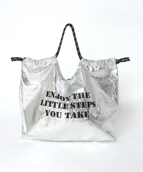 Cepica(セピカ)の「ロゴ刺繍マーケットバッグ(トートバッグ・レディース・シルバー・FREE)」の8枚目の写真