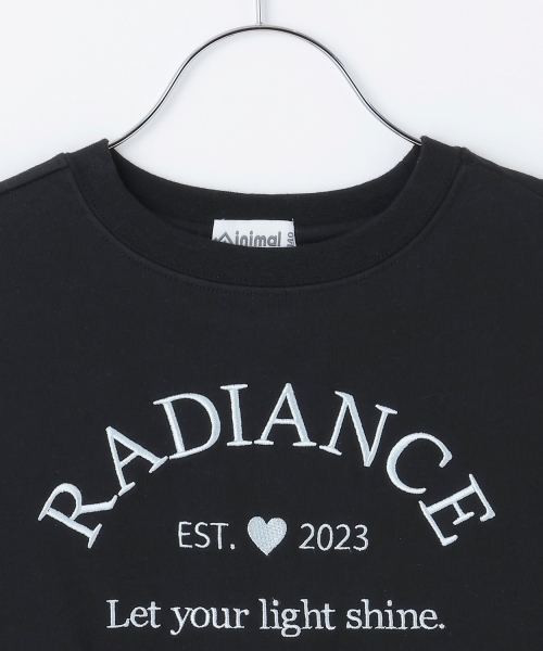 minimal(ミニマル)の「【綿100/防汚】レイヤード短丈長袖T(Tシャツ/カットソー・キッズ・ピンク/ブラック/ラベンダー・110cm/140cm/130cm/120cm/100cm)」の11枚目の写真