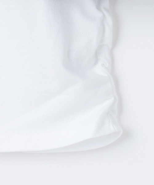 minimal(ミニマル)の「【綿100/防汚】レイヤード短丈長袖T(Tシャツ/カットソー・キッズ・ピンク/ブラック/ラベンダー・110cm/140cm/130cm/120cm/100cm)」の8枚目の写真