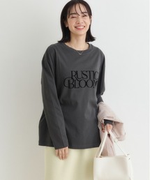 Right-on | 【HONEYSUCKLE ROSE】アソートロゴ長袖Tシャツ (カジュアル / 遊び心 / 着回し力 / クルーネック)(Tシャツ/カットソー)