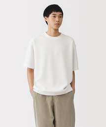 無印良品 | 紳士 UVカット乾きやすいワッフルクルーネック半袖Tシャツ(Tシャツ/カットソー)