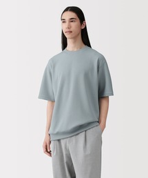 無印良品（ムジルシリョウヒン）の「紳士 UVカット乾きやすいワッフルクルーネック半袖Tシャツ（Tシャツ/カットソー）」