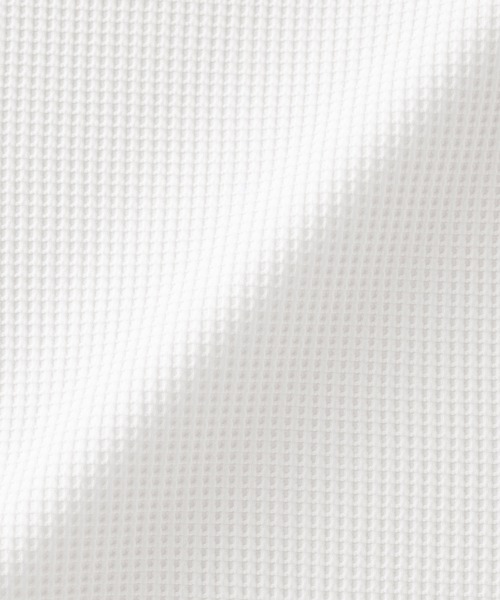 無印良品（ムジルシリョウヒン）の「紳士 ＵＶカット乾きやすいワッフルクルーネック半袖Ｔシャツ（Tシャツ/カットソー・メンズ・ダークネイビー/ブラウン系/ライトブルー/ブラック/グレー/オフホワイト・XL/L/M/S）」の9枚目の写真