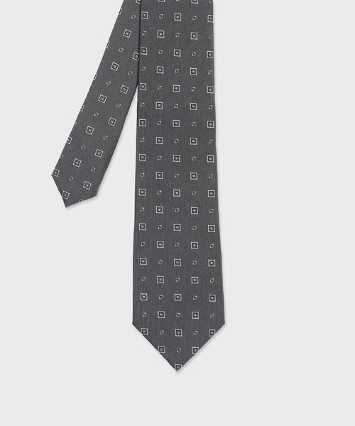 Paul Smith（ポールスミス）の「スクエアジオメトリック タイ【160037 552MJ】（ネクタイ・メンズ・ネイビー/グレー/サックスブルー/バーガンディー/ブルーグリーン・FREE）」の3枚目の写真