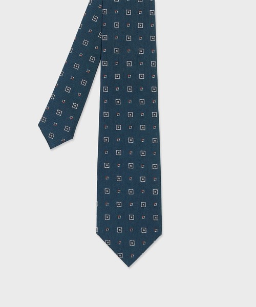 Paul Smith（ポールスミス）の「スクエアジオメトリック タイ【160037 552MJ】（ネクタイ・メンズ・ネイビー/グレー/サックスブルー/バーガンディー/ブルーグリーン・FREE）」の5枚目の写真