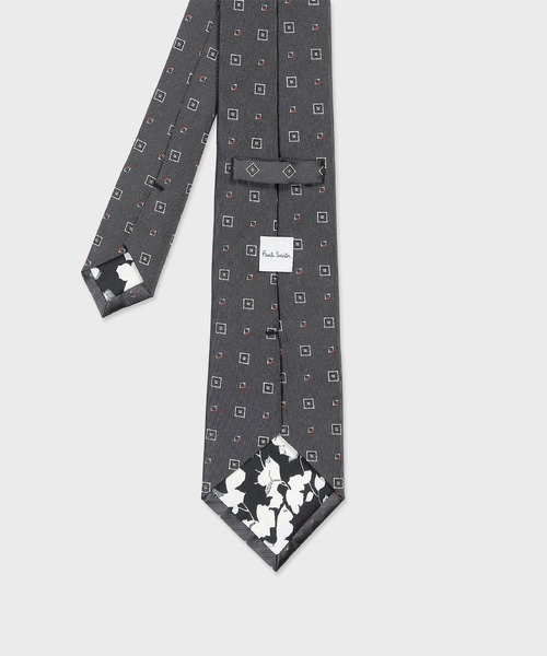 Paul Smith（ポールスミス）の「スクエアジオメトリック タイ【160037 552MJ】（ネクタイ・メンズ・ネイビー/グレー/サックスブルー/バーガンディー/ブルーグリーン・FREE）」の6枚目の写真