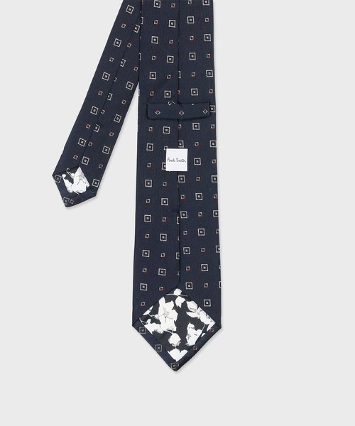 Paul Smith（ポールスミス）の「スクエアジオメトリック タイ【160037 552MJ】（ネクタイ・メンズ・ネイビー/グレー/サックスブルー/バーガンディー/ブルーグリーン・FREE）」の8枚目の写真