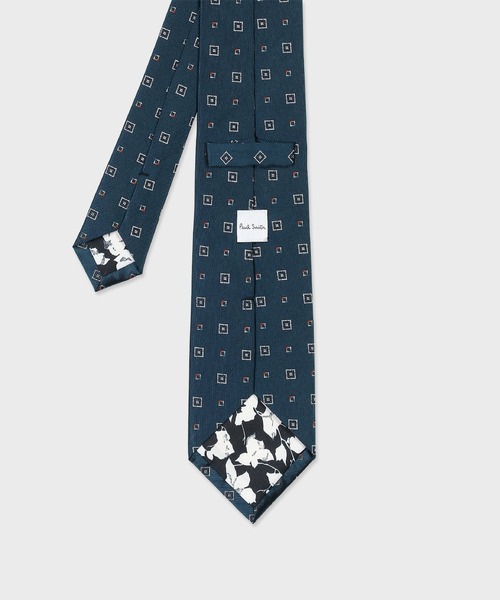 Paul Smith（ポールスミス）の「スクエアジオメトリック タイ【160037 552MJ】（ネクタイ・メンズ・ネイビー/グレー/サックスブルー/バーガンディー/ブルーグリーン・FREE）」の12枚目の写真
