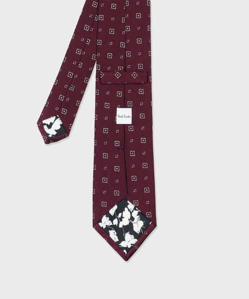 Paul Smith（ポールスミス）の「スクエアジオメトリック タイ【160037 552MJ】（ネクタイ・メンズ・ネイビー/グレー/サックスブルー/バーガンディー/ブルーグリーン・FREE）」の14枚目の写真