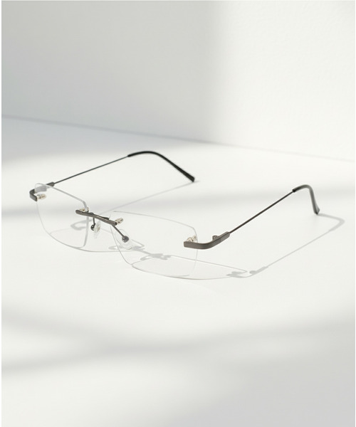 Burner(バーナー)の「【BLUR GLASS(ブラー・グラス)】調光レンズ スクエア 伊達メガネ blu-gls-15-11(メガネ・メンズ・ゴールド系その他/シルバー系その他/ピンクゴールド/ブラック/シルバー系その他2/ブラック系その他/シルバー・B/A)」の9枚目の写真