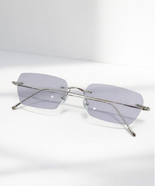 Burner(バーナー)の「【BLUR GLASS(ブラー・グラス)】調光レンズ スクエア 伊達メガネ blu-gls-15-11(メガネ・メンズ・ゴールド系その他/シルバー系その他/ピンクゴールド/ブラック/シルバー系その他2/ブラック系その他/シルバー・B/A)」の5枚目の写真