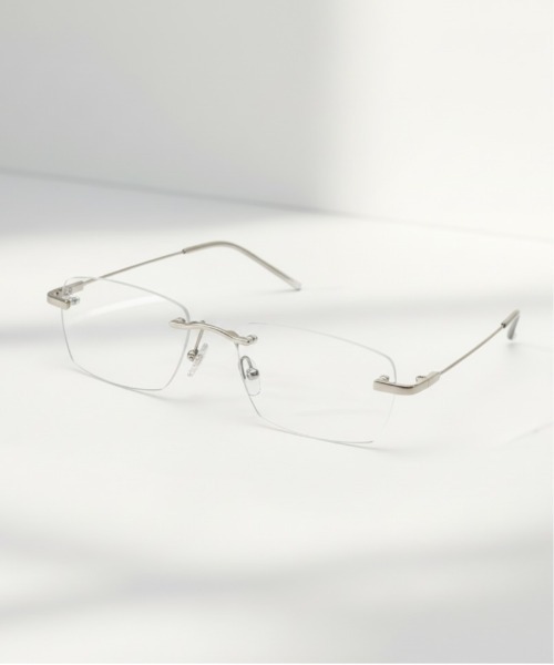 Burner(バーナー)の「【BLUR GLASS(ブラー・グラス)】調光レンズ スクエア 伊達メガネ blu-gls-15-11(メガネ・メンズ・ゴールド系その他/シルバー系その他/ピンクゴールド/ブラック/シルバー系その他2/ブラック系その他/シルバー・B/A)」の22枚目の写真