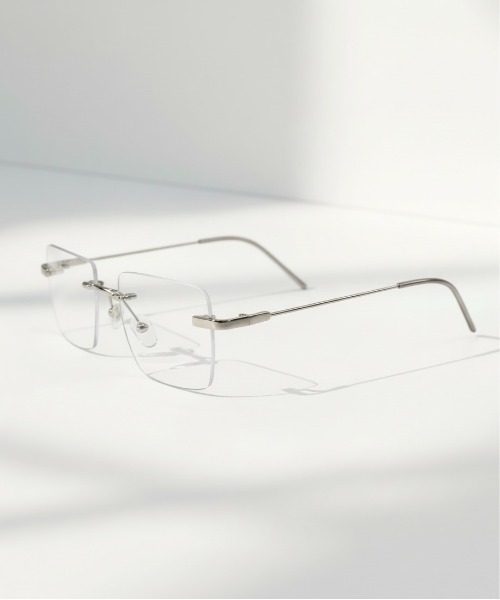Burner(バーナー)の「【BLUR GLASS(ブラー・グラス)】調光レンズ スクエア 伊達メガネ blu-gls-15-11(メガネ・メンズ・ゴールド系その他/シルバー系その他/ピンクゴールド/ブラック/シルバー系その他2/ブラック系その他/シルバー・B/A)」の17枚目の写真