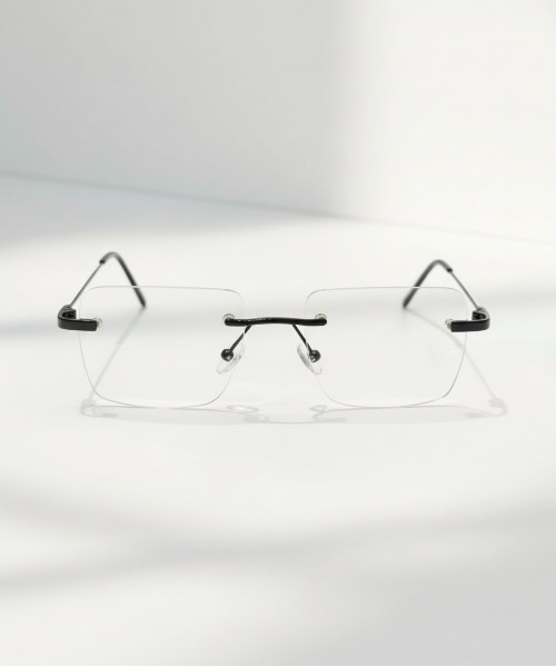 Burner(バーナー)の「【BLUR GLASS(ブラー・グラス)】調光レンズ スクエア 伊達メガネ blu-gls-15-11(メガネ・メンズ・ゴールド系その他/シルバー系その他/ピンクゴールド/ブラック/シルバー系その他2/ブラック系その他/シルバー・B/A)」の13枚目の写真
