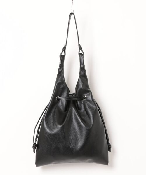 Scrap Book(スクラップブック)の「【Scrap Book】ウォッシャブルサブトート(トートバッグ・レディース・ブラック/ブラウン・FREE)」の3枚目の写真