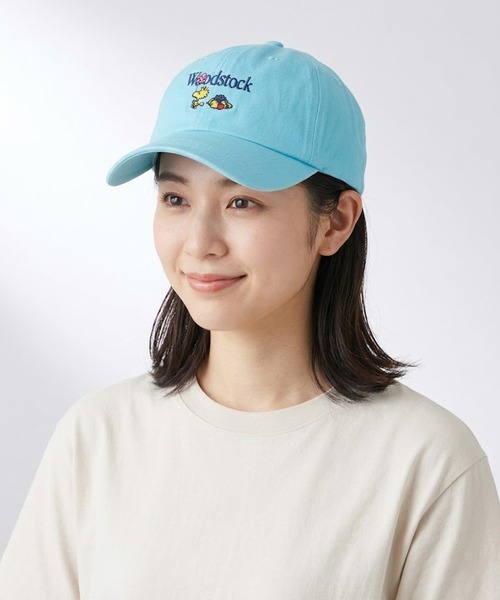 PEANUTS(ピーナッツ)の「FRUIT OF THE LOOM/フルーツオブザルーム ツイルキャップ3(キャップ・レディース・サックスブルー/杢グレー・ONE SIZE)」の1枚目の写真