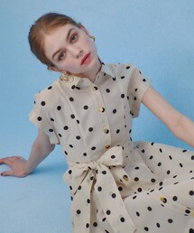 LOULOU WILLOUGHBY（ルルウィルビー）の「◇【LOULOU WILLOUGHBY】オーガンドットワンピース（ワンピース）」